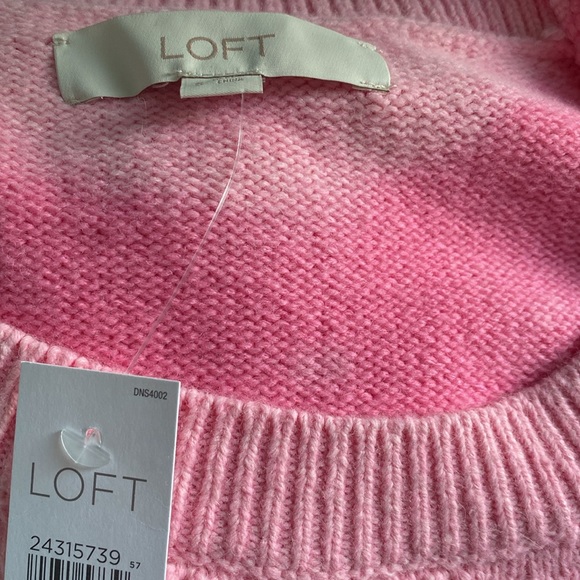 LOFT wool blend ombré sweater NWT - Picture 3 of 5